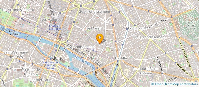 localisation de l'entreprise ESA  PARIS