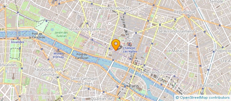 localisation de l'entreprise ESA à PARIS