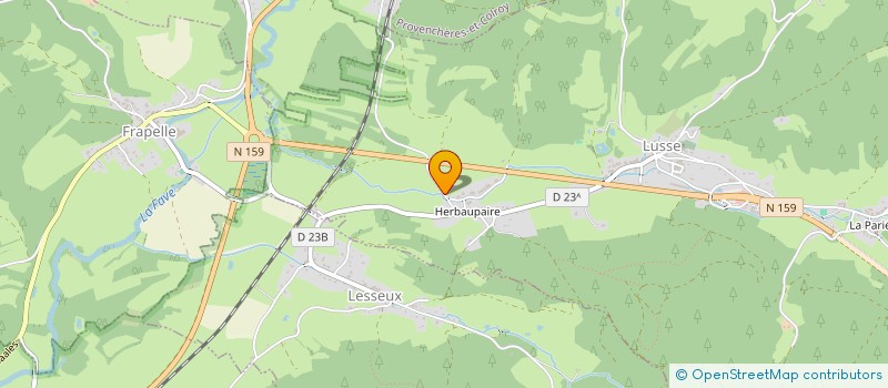 localisation de l'entreprise ESA  LUSSE