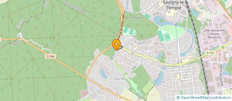 localisation de l'entreprise ESA  NANDY