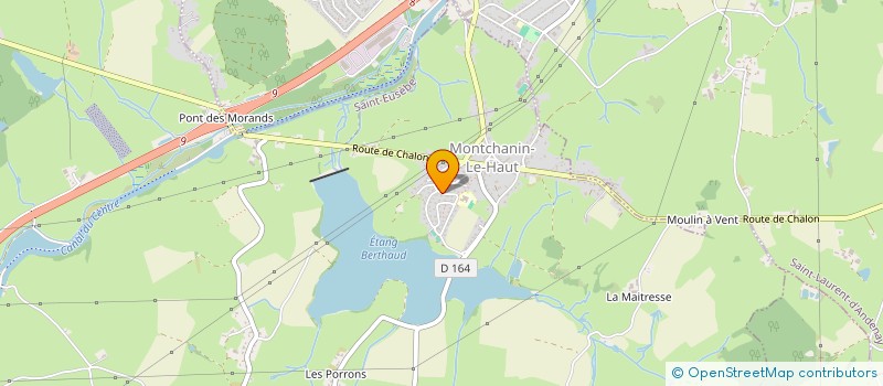 localisation de l'entreprise ESA  SAINT-EUSEBE