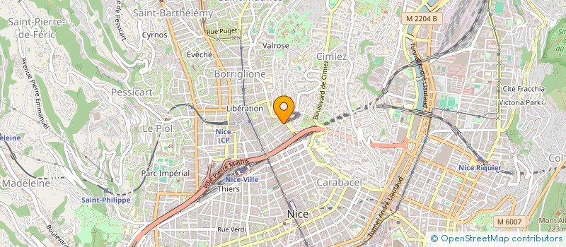 localisation de l'entreprise ESA à NICE