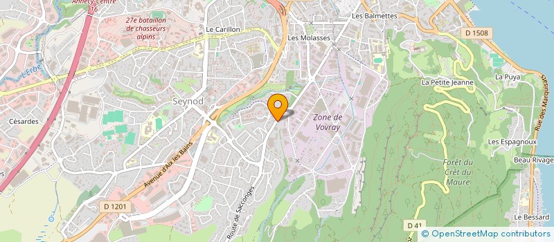 localisation de l'entreprise ESA à ANNECY