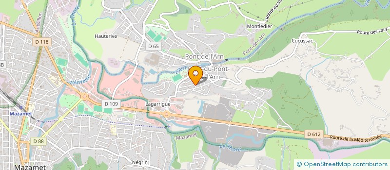 localisation de l'entreprise ESA  BOUT-DU-PONT-DE-LARN