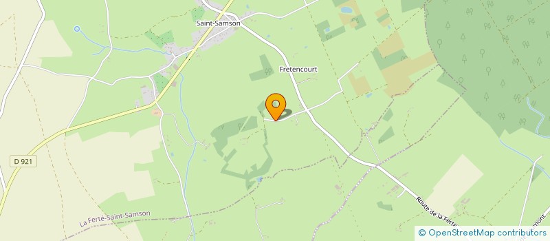 localisation de l'entreprise ESA AUMALE JUDO  LA FERTE-SAINT-SAMSON