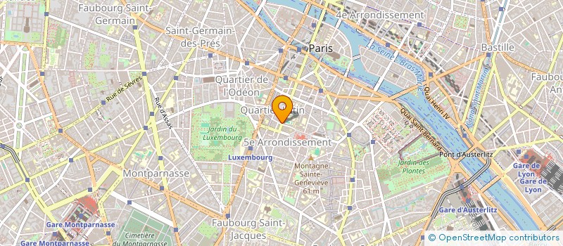 localisation de l'entreprise ESA CHARP  PARIS