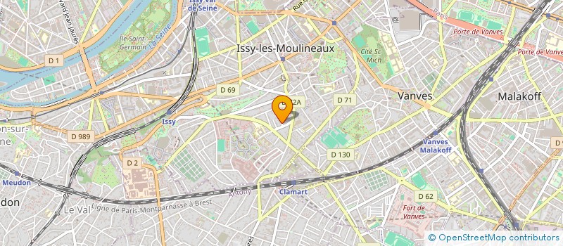 localisation de l'entreprise ESA CONSEIL à ISSY-LES-MOULINEAUX
