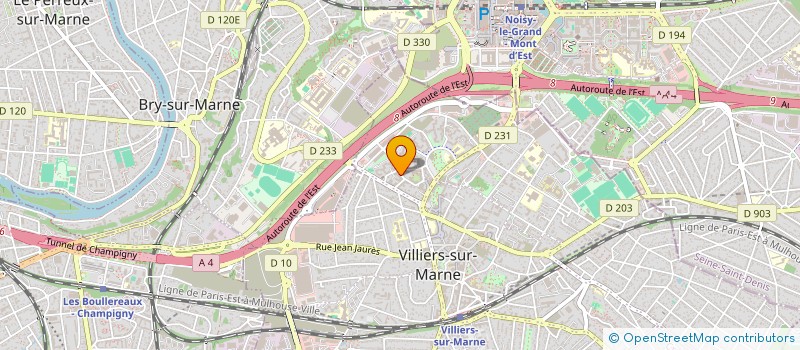 localisation de l'entreprise ESA CONSULTING  VILLIERS-SUR-MARNE