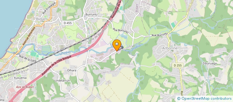 localisation de l'entreprise ESA (ETANCHEITE SERVICES ADOUR)  BIDART