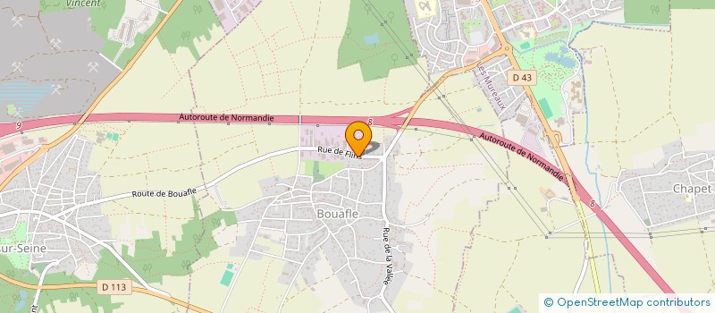 localisation de l'entreprise ESA IMMOBILIER  BOUAFLE