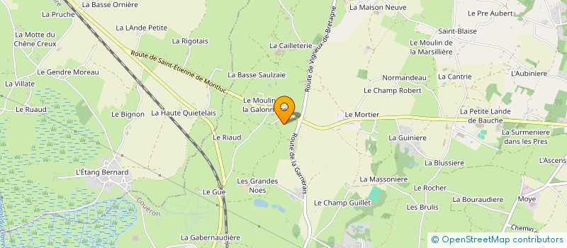 localisation de l'entreprise ESA INVEST à COUERON