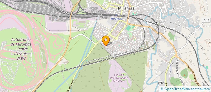 localisation de l'entreprise ESA KINE à MIRAMAS
