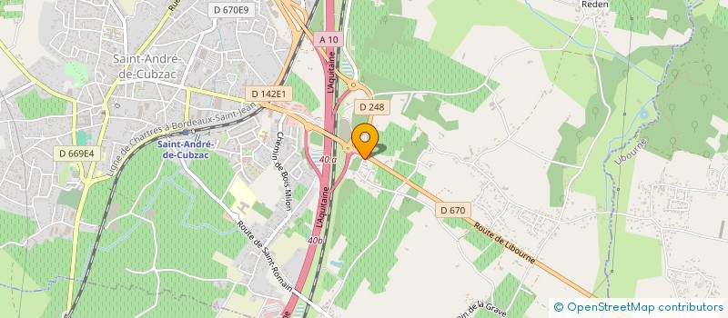 localisation de l'entreprise ESA STIL BAT  SAINT-ANDRE-DE-CUBZAC