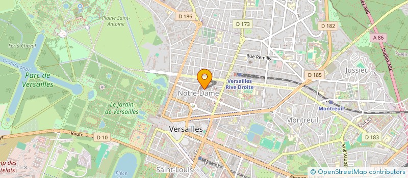 localisation de l'entreprise ESA WS FRANCE à VERSAILLES