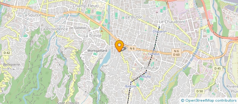 localisation de l'entreprise ESABEL IMMOBILIER à SAINT-DENIS