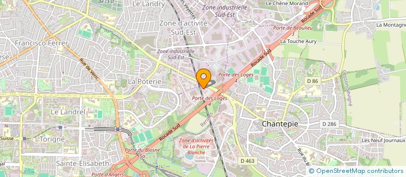 localisation de l'entreprise ESAC INVEST  RENNES