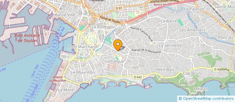 localisation de l'entreprise ESAD à TOULON