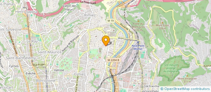 localisation de l'entreprise ESAFRA à NICE