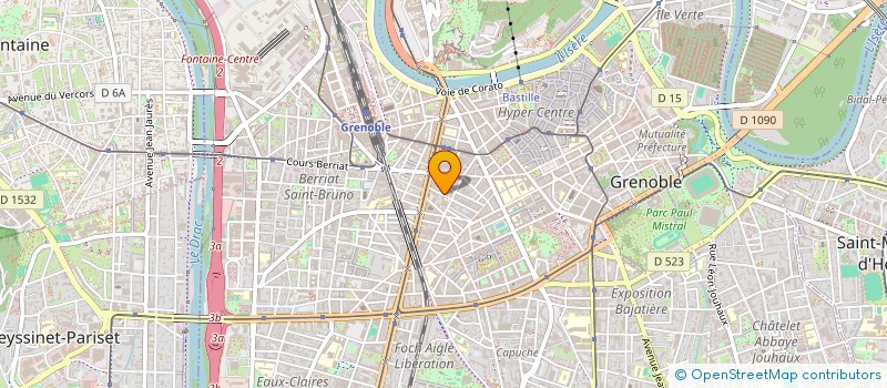 localisation de l'entreprise ESAGAA  GRENOBLE