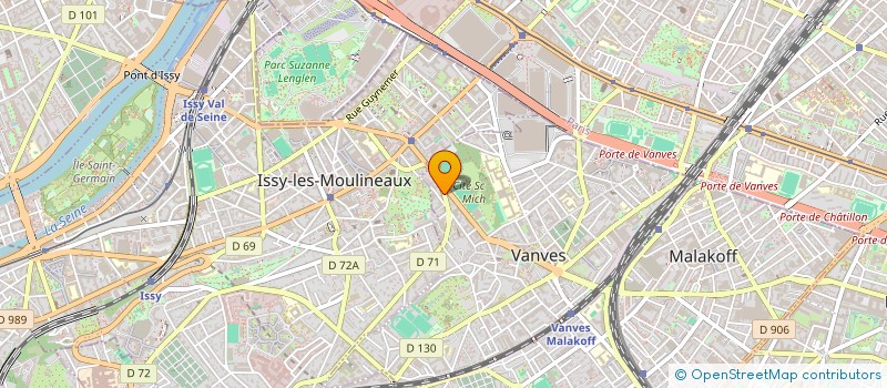 localisation de l'entreprise ESAIA à VANVES
