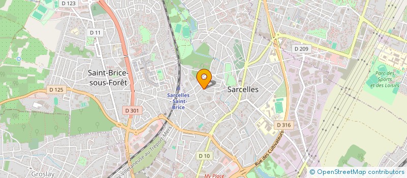 localisation de l'entreprise ESAIE.M  SARCELLES