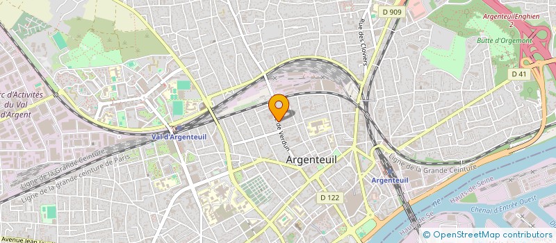 localisation de l'entreprise ESAIE SERVICES  ARGENTEUIL