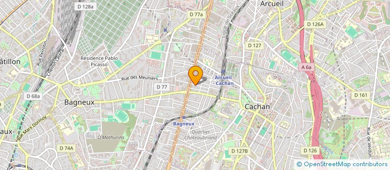 localisation de l'entreprise ESALAD  CACHAN