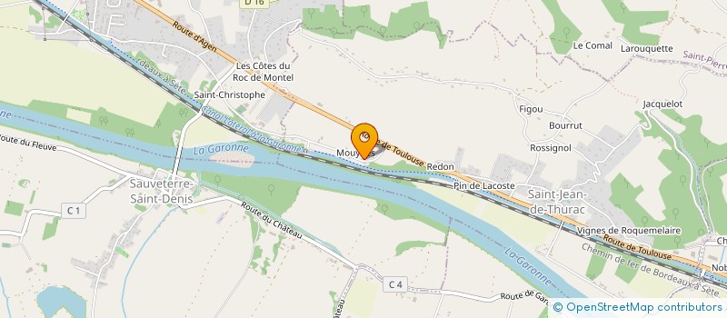 localisation de l'entreprise ESALFE SAS  SAINT-JEAN-DE-THURAC