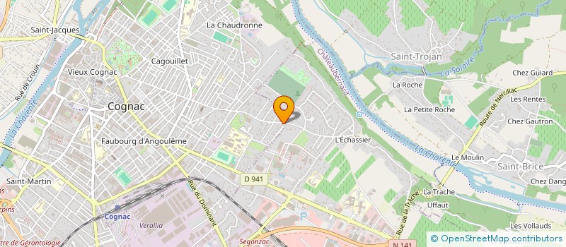 localisation de l'entreprise ESAM à COGNAC