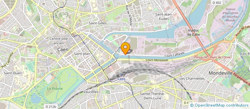 localisation de l'entreprise ESAM C2 ECOLE SUPERIEURE D ARTS ET MEDIAS CAEN CHERBOURG OCTEVILLE à CAEN