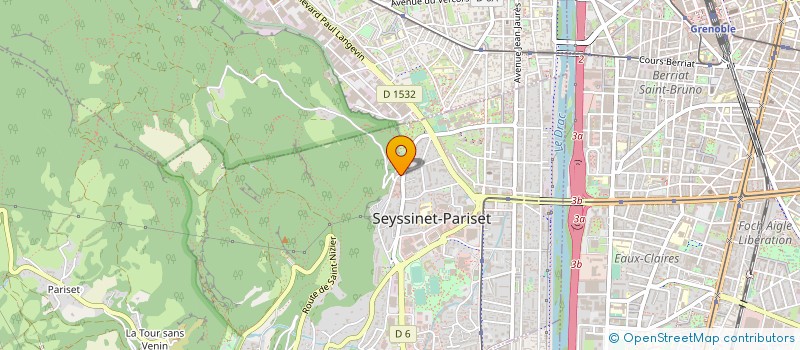 localisation de l'entreprise ESAM EXPERTISE à SEYSSINET-PARISET