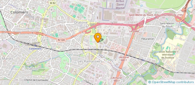 localisation de l'entreprise ESAME à TOULOUSE