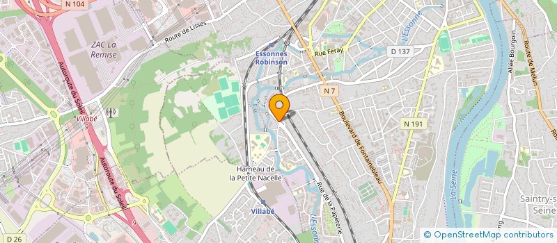 localisation de l'entreprise ESAN ALIMENTATION GENERALE à CORBEIL-ESSONNES