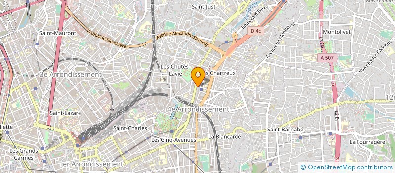 localisation de l'entreprise ESANCYEL COMPTOIR COSMETICS à MARSEILLE
