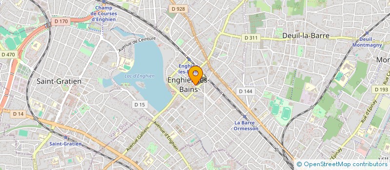 localisation de l'entreprise ESAND à ENGHIEN-LES-BAINS