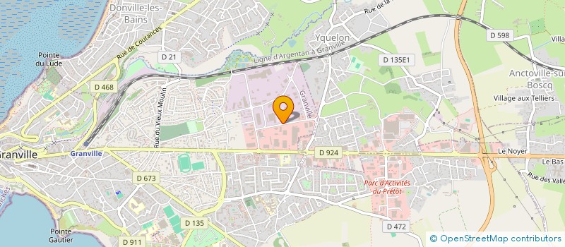 localisation de l'entreprise ESAPHIR  GRANVILLE