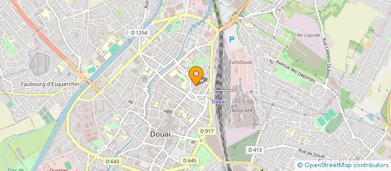 localisation de l'entreprise ESAR à DOUAI