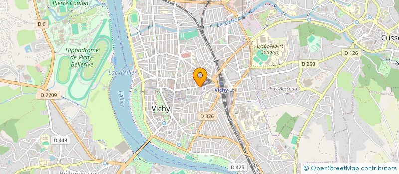 localisation de l'entreprise ESART à VICHY