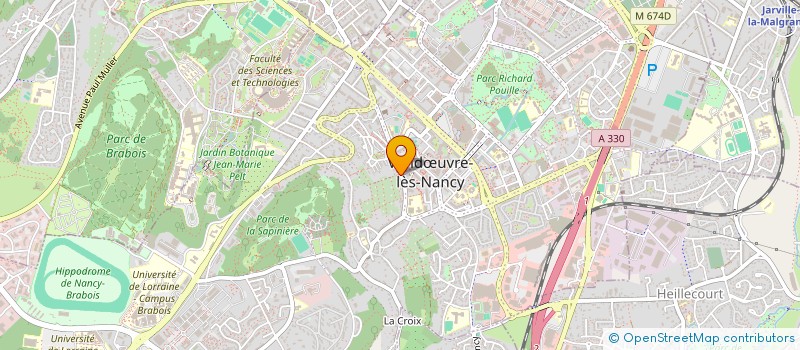 localisation de l'entreprise ESAS  VANDUVRE-LES-NANCY