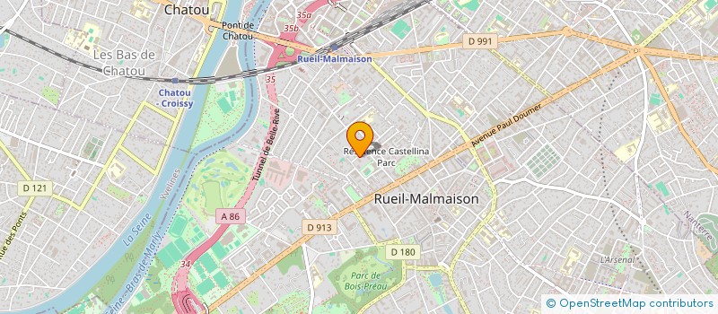 localisation de l'entreprise ESAT - DIFFUSION à RUEIL-MALMAISON