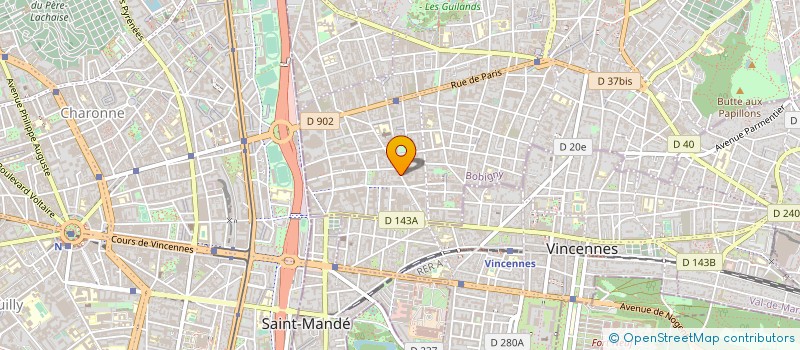 localisation de l'entreprise ESAT HENRY MARSOULAN à MONTREUIL