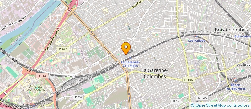 localisation de l'entreprise ESATIS à COLOMBES