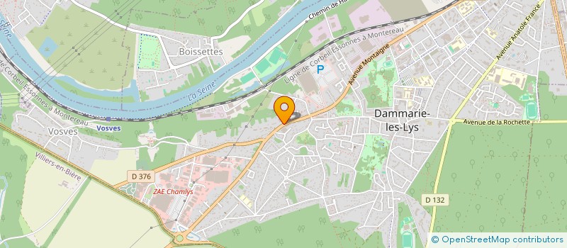 localisation de l'entreprise ESAUPE 77 à DAMMARIE-LES-LYS