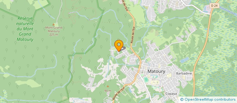 localisation de l'entreprise ESB  MATOURY