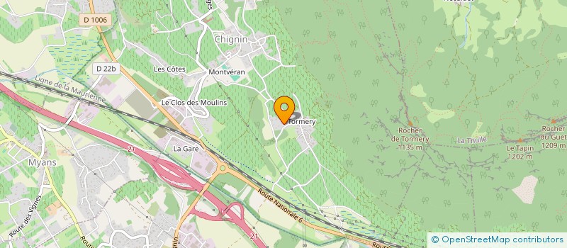 localisation de l'entreprise ESB CONSTRUCTION  MONTMELIAN