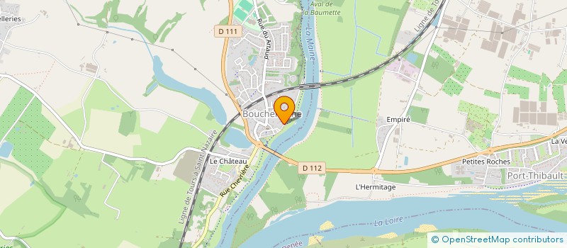 localisation de l'entreprise ESB ESPERANCE SPORTIVE à BOUCHEMAINE