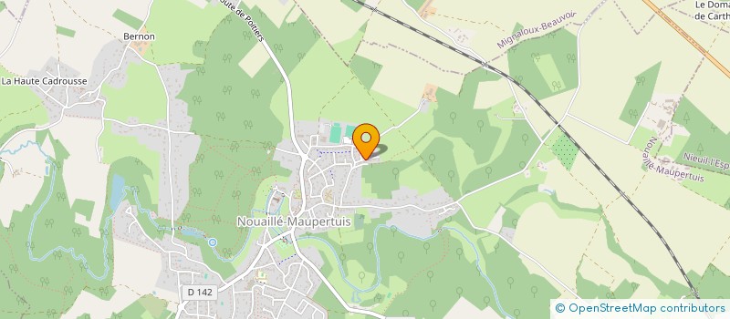 localisation de l'entreprise ESB IMMO  NOUAILLE-MAUPERTUIS