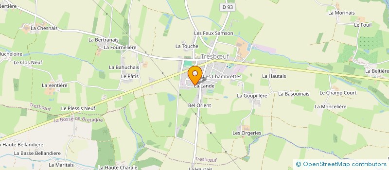 localisation de l'entreprise ESB MACONNERIE  TRESBUF