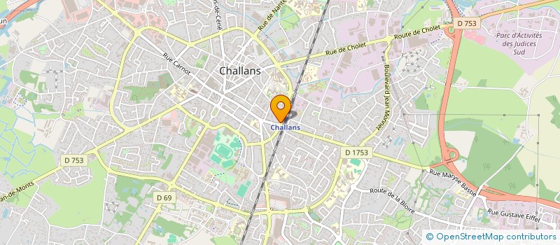 localisation de l'entreprise ESBA ACG à CHALLANS