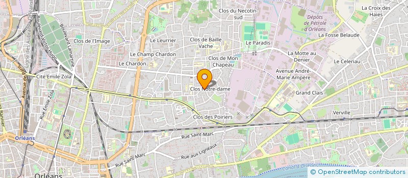 localisation de l'entreprise ESBAT à ORLEANS